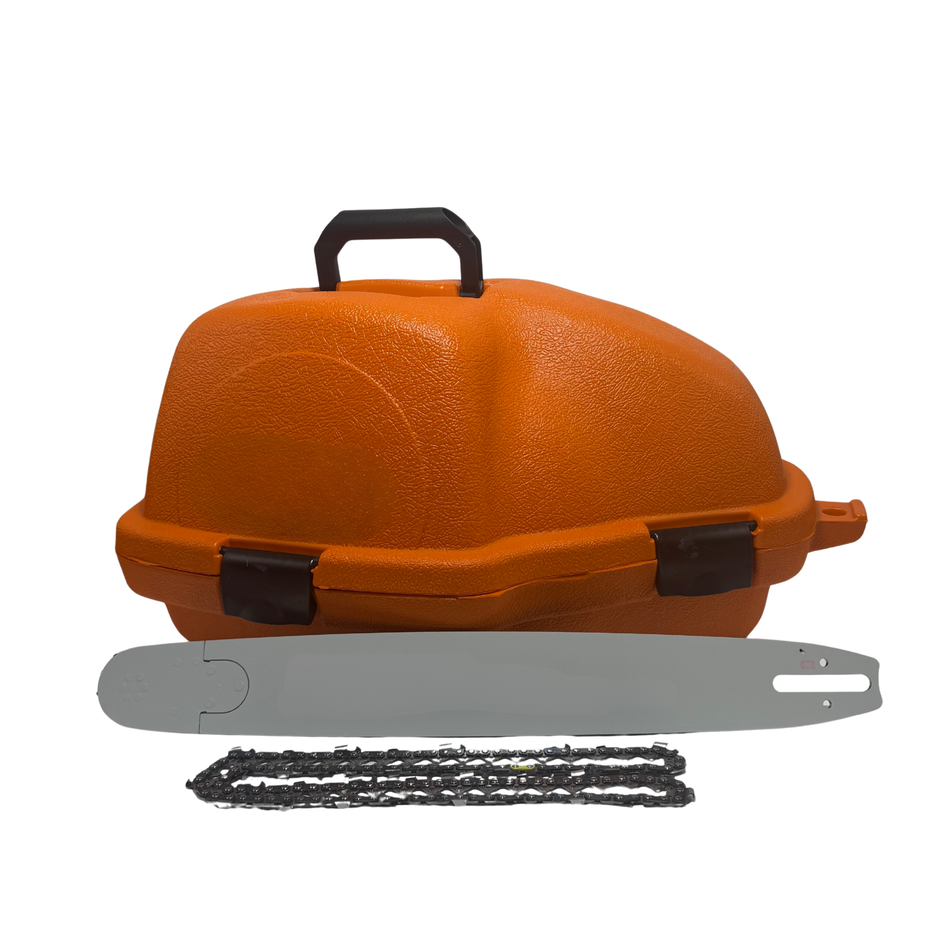 Gift with Powerhead Purchase: Bar, Chain, and Chainsaw Carrying Case